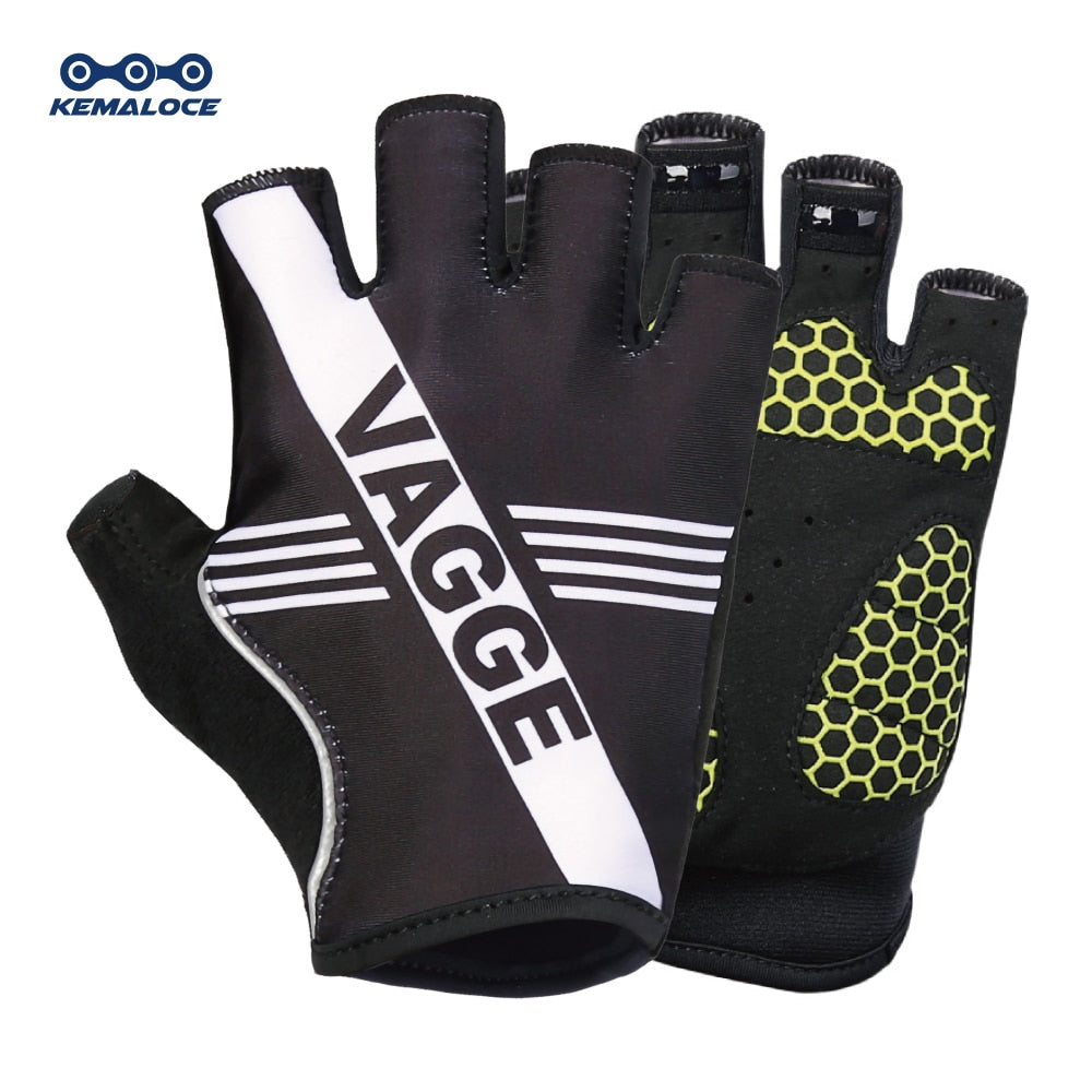 Cycling Gloves Men Women Road Racing Half Finger Summer Mittens Non-Slip Reflective Outdoor Sport Adult MTB Bike Glove