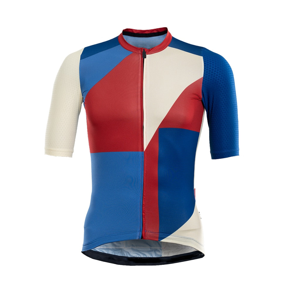 Colorful Men's Short Sleeve cycling Jersey