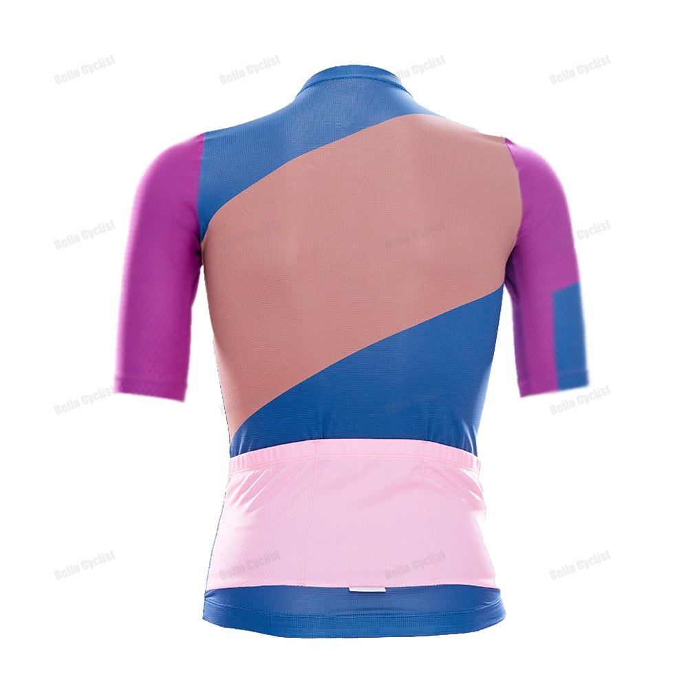 Colorful Men's Short Sleeve cycling Jersey