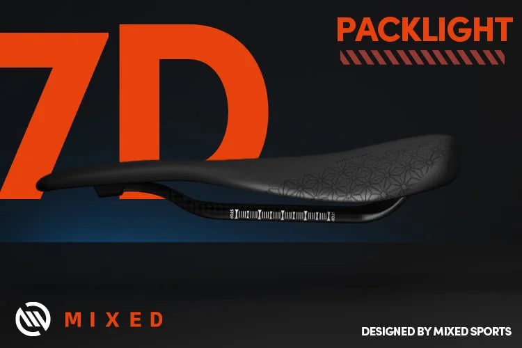 MIXED Full Carbon Fiber Saddle Pack 5D 6D 7D Ultra Light Weight Cushion 143mm 155mm for MTB Mountain Bicycle Road Bike Parts