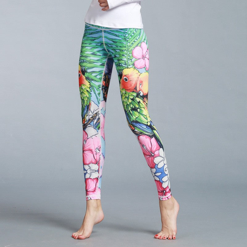 Women's Outdoor Sport Yoga Printed Leggings