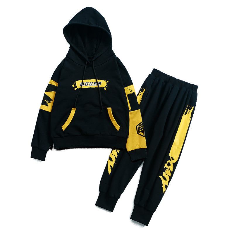 Boy's hooded sports suit
