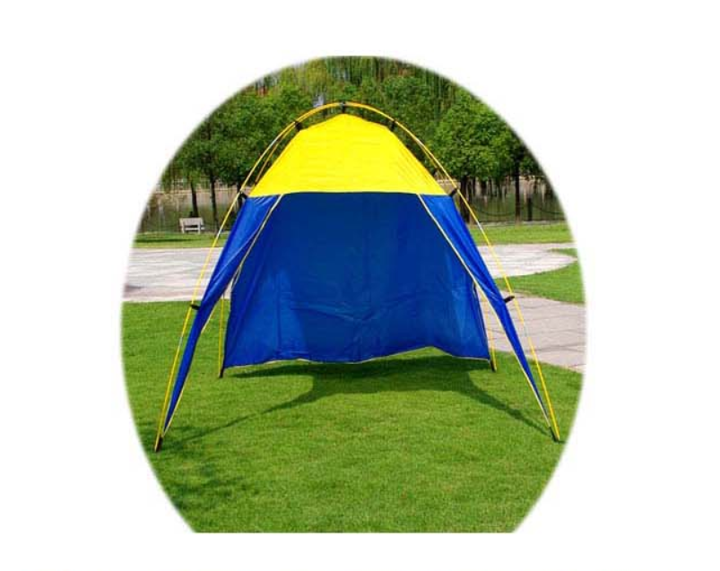Camping Tent Sunshade Waterproof Tent Outdoor Canopy Beach Shelter Sunscreen Tent For Camping Hiking Fishing Bearing 5-8 People