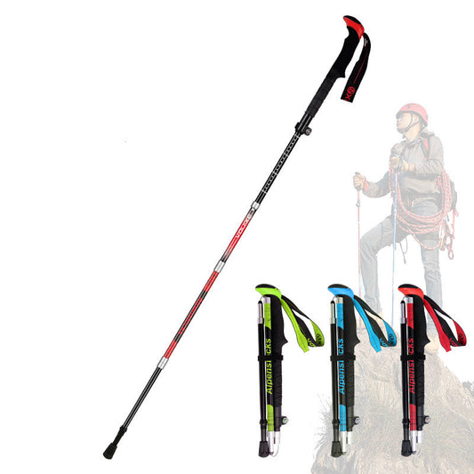 Ultralight carbon trekking poles for outdoor hiking