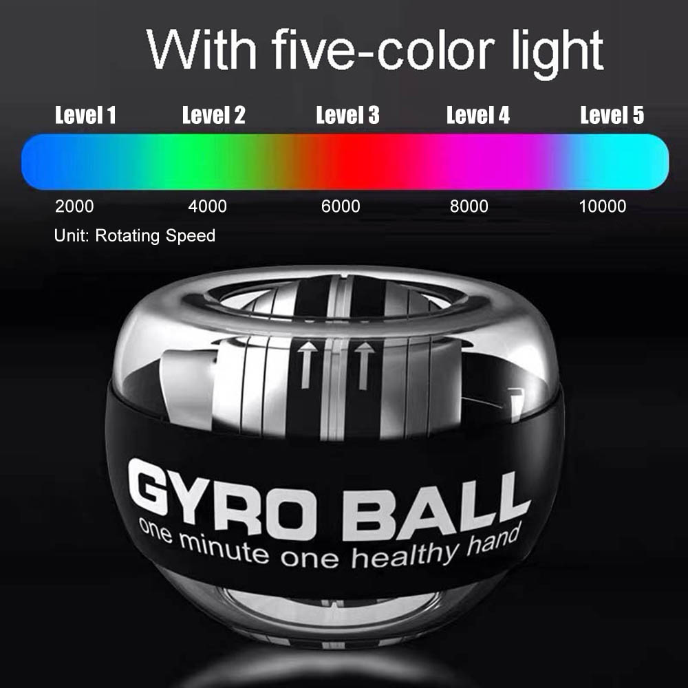 LED Gyroscopic - Hand Muscle Force Trainer Fitness Equipment