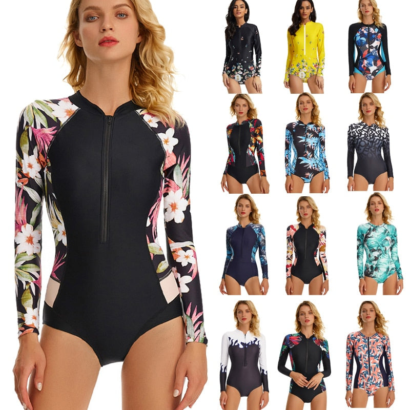 Surf Rashguard Long Sleeve Swimwear