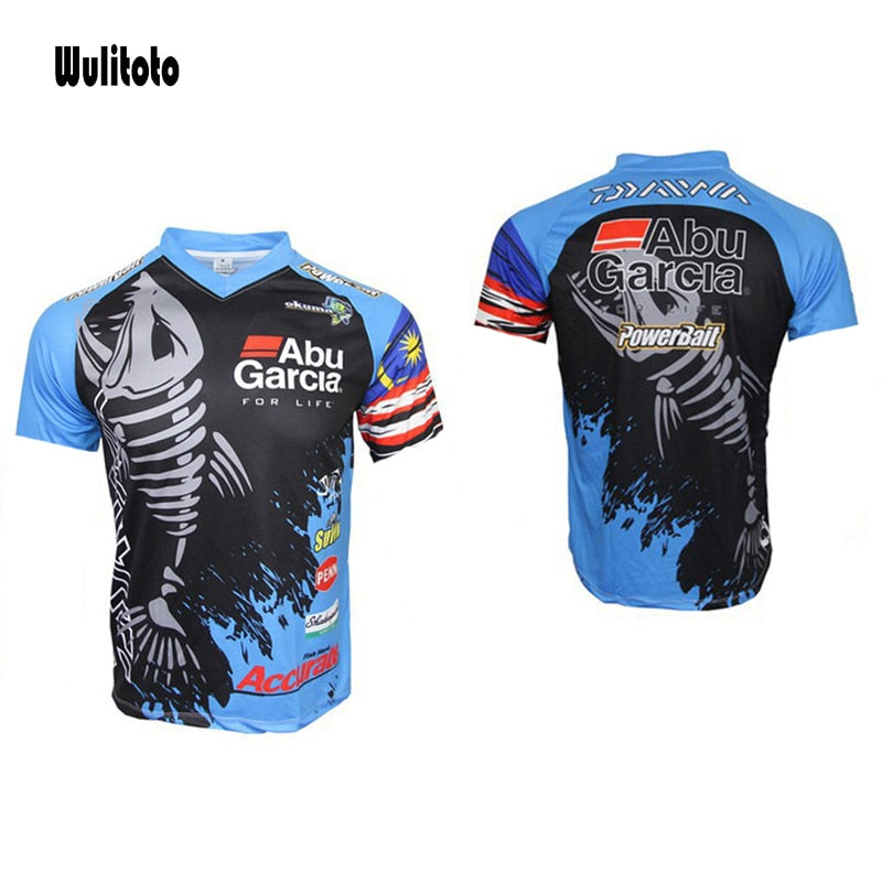 Summer long-sleeved fishing shirt, breathable and quick-drying outdoor men's fishing clothes