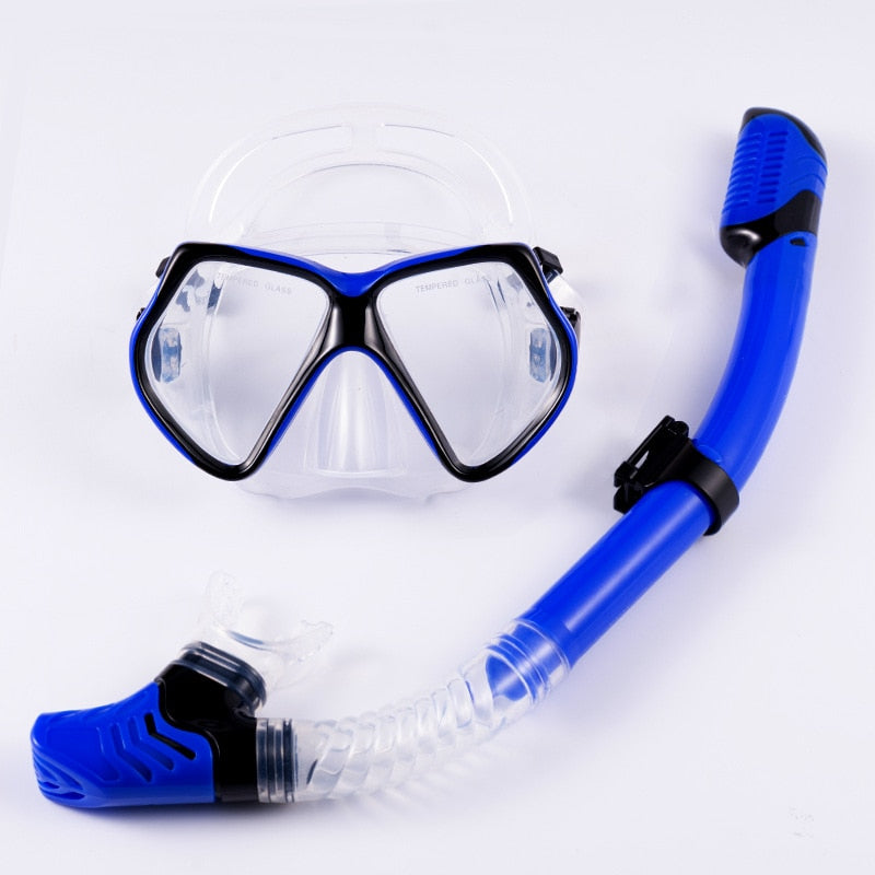 Diving Swimming Fins Set Diving Equipment Snorkeling Flippers Swimming Goggles Snorkel Set Adult Flippers Underwater
