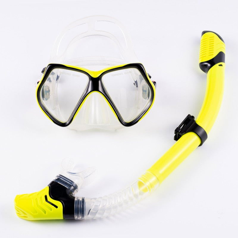 Diving Swimming Fins Set Diving Equipment Snorkeling Flippers Swimming Goggles Snorkel Set Adult Flippers Underwater