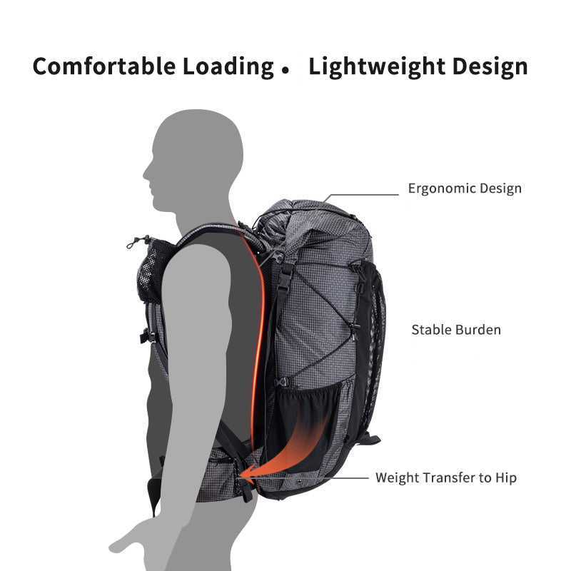 Outdoor Large Capacity Rock Travel Hiking Camping Backpack