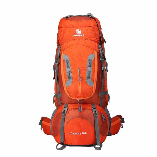 80L Camping Hiking Backpacks with Aluminum alloy support