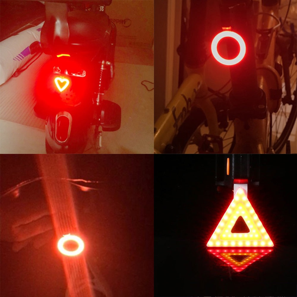 USB Charge Led Bike Light Flash