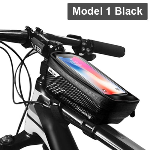 Waterproof 6.6in Phone Case Touchscreen Cycling Bag