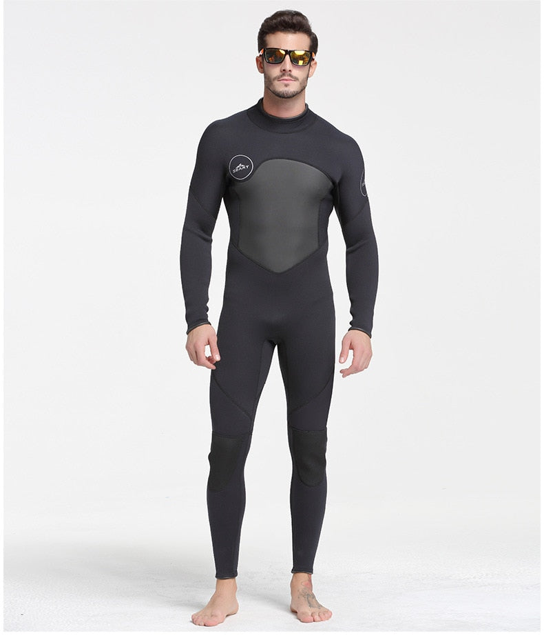 High Quality 3mm Cool Black Diving Triathlon Neoprene Wetsuit
