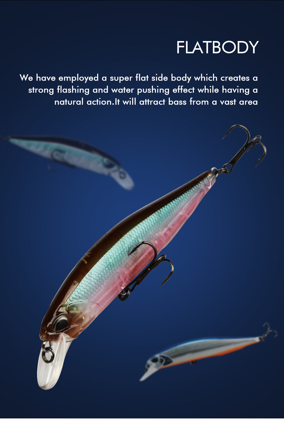 MRERDITH JERK MINNOW 100F 14g  Floating Wobbler Fishing Lure 24Color Minnow Lure Hard Bait Quality Professional Depth0.8-1.0m