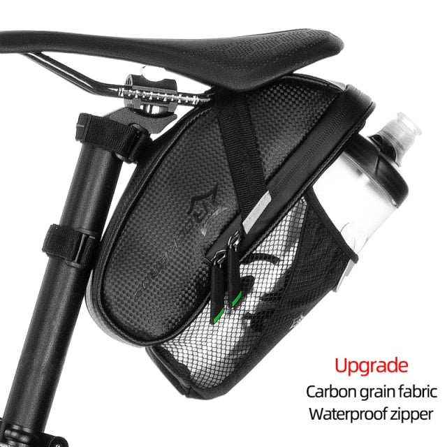 ROCKBROS 1.5L Bicycle Bag Water Repellent Durable Reflective MTB Road Bike With Water Bottle Pocket Bike Bag Accessories