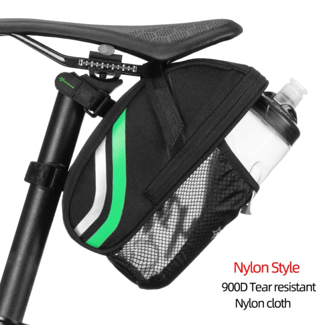 ROCKBROS 1.5L Bicycle Bag Water Repellent Durable Reflective MTB Road Bike With Water Bottle Pocket Bike Bag Accessories