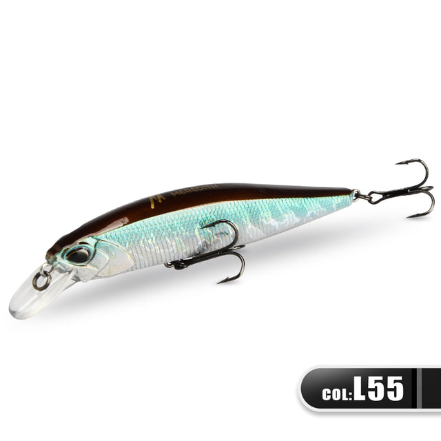 MRERDITH JERK MINNOW 100F 14g  Floating Wobbler Fishing Lure 24Color Minnow Lure Hard Bait Quality Professional Depth0.8-1.0m