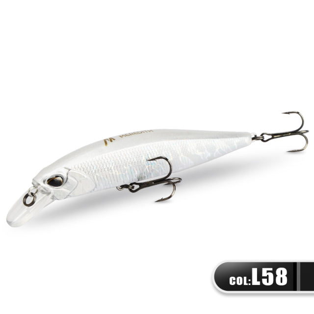 MRERDITH JERK MINNOW 100F 14g  Floating Wobbler Fishing Lure 24Color Minnow Lure Hard Bait Quality Professional Depth0.8-1.0m