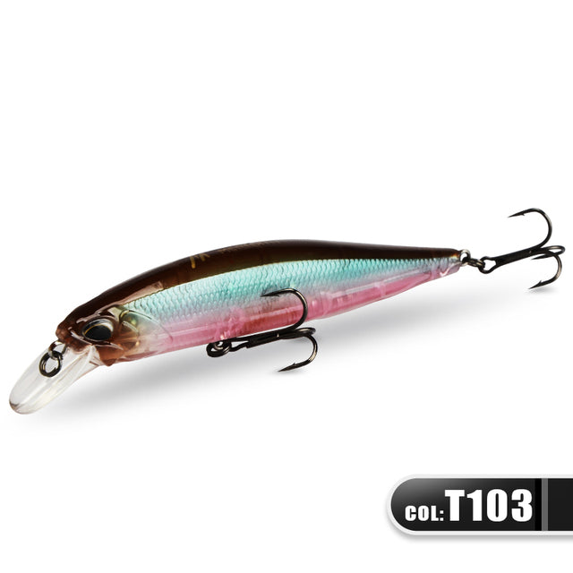 MRERDITH JERK MINNOW 100F 14g  Floating Wobbler Fishing Lure 24Color Minnow Lure Hard Bait Quality Professional Depth0.8-1.0m