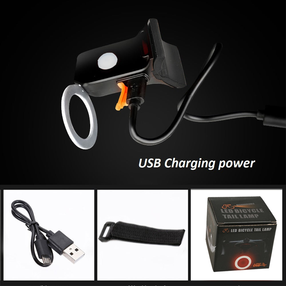 USB Charge Led Bike Light Flash