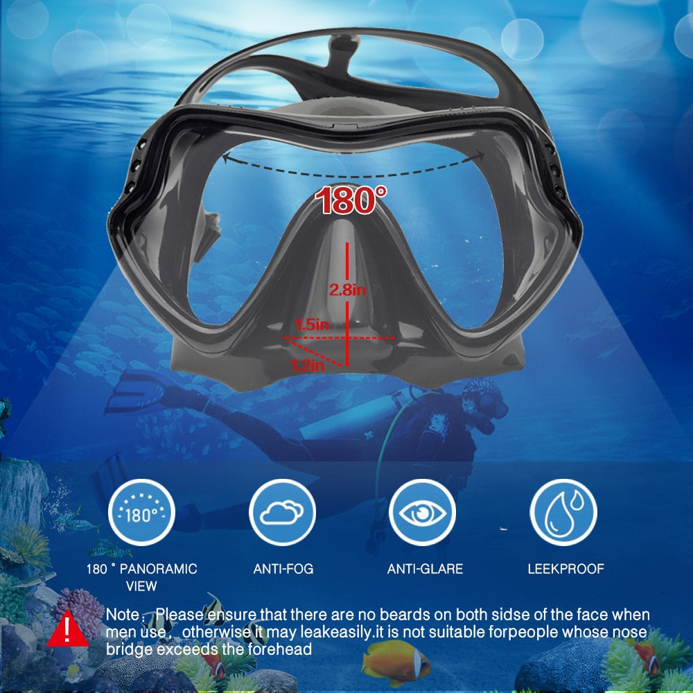 Professional Snorkel Diving Mask and Snorkels