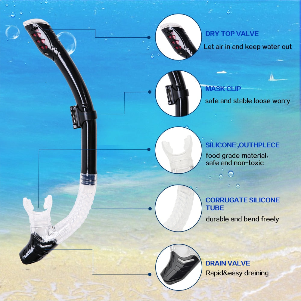 Professional Snorkel Diving Mask and Snorkels