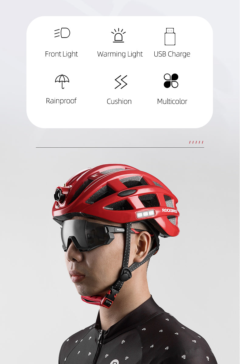 Bicycle Helmet /w Light