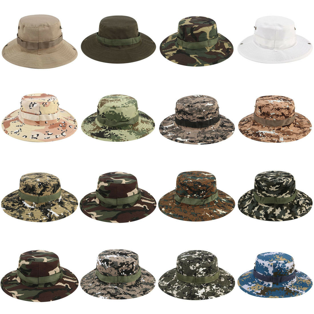 UV Protection Foldable Military Hat