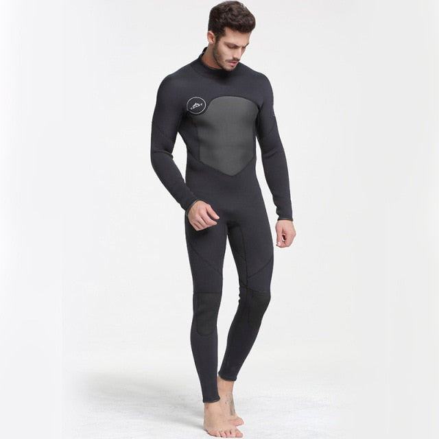 High Quality 3mm Cool Black Diving Triathlon Neoprene Wetsuit